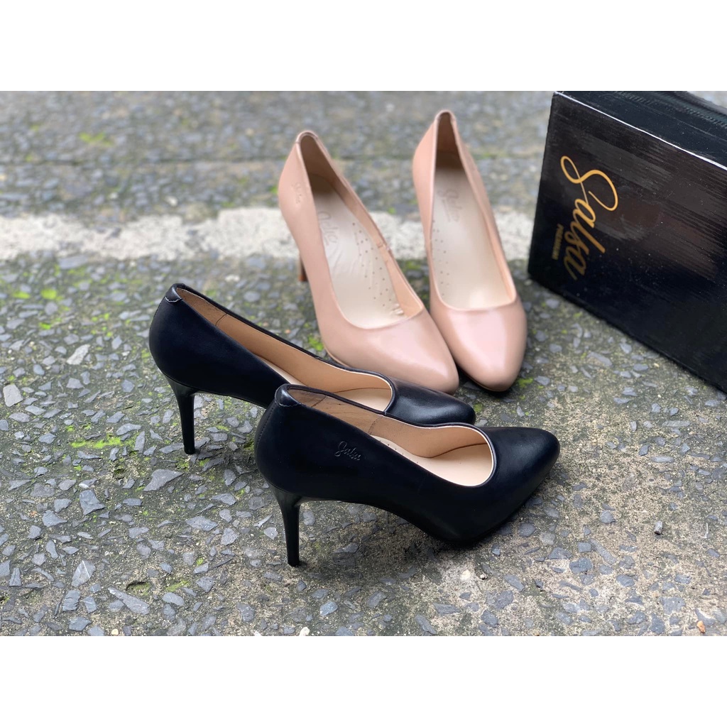 Giày công sở Salsa mũi tròn 8cm