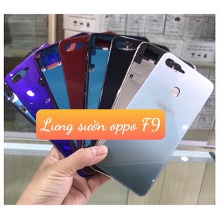 Vỏ lưng oppo F9 ( bao gồm miếng lưng+viền +phím bấm+ kính camera)