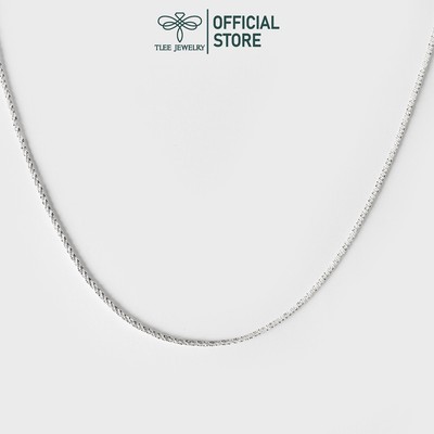 Dây chuyền bạc nữ TLEE sợi dây xù kim tuyến lấp lánh TLEE JEWELRY D0163