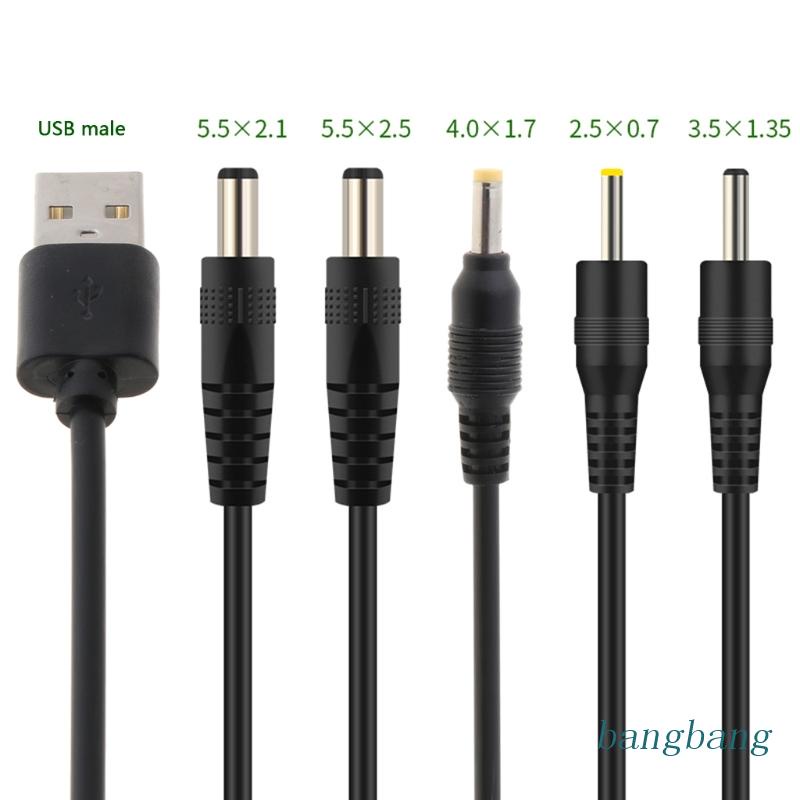 Dây Cáp Sạc USB Phổ Biến Dành Cho DC 5.5x2.1 5.5x2.5 3.5x1.35 4.0x1.7