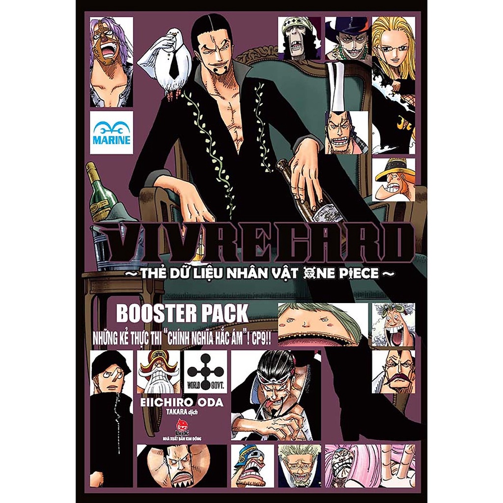 Sách - Vivre Card - Thẻ Dữ Liệu Nhân Vật One Piece Booster Pack - Những Kẻ Thực Thi "Chính Nghĩa Hắc Ám"! CP9!!