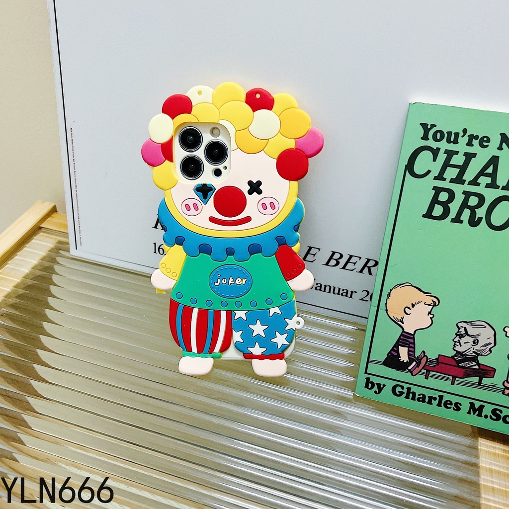 Ốp Điện Thoại Hình Chú Hề Cho OPPO Reno 7 7Z 7PRO 8 8Z 8PRO 6 6Z 6PRO 5 5Z 5PRO 5F 4 4F 4PRO 4Z 4SE 3 2 2Z 2F LITE R15 R17