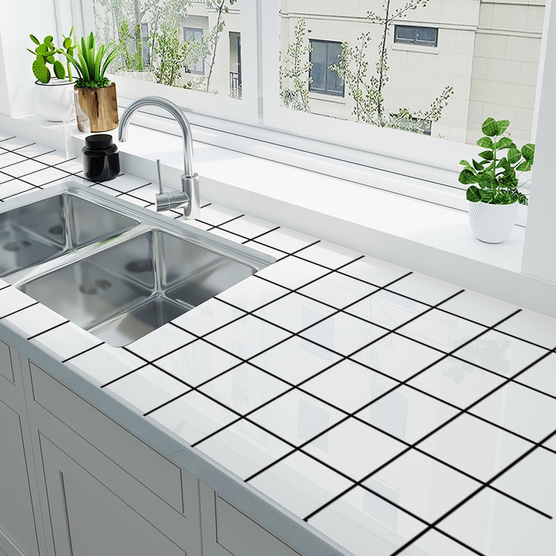 Giấy Dán Bồn Rửa Chén Chịu Nhiệt Cao Chống Thấm Nước / Dầu Mỡ Tiện Dụng