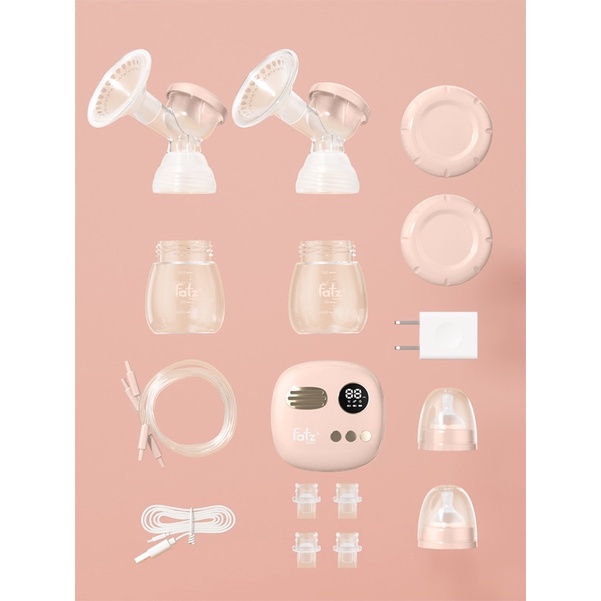 Máy hút sữa điện đôi Symbio 1 Fatzbaby có tích pin sạc - Fatz FB1108VN
