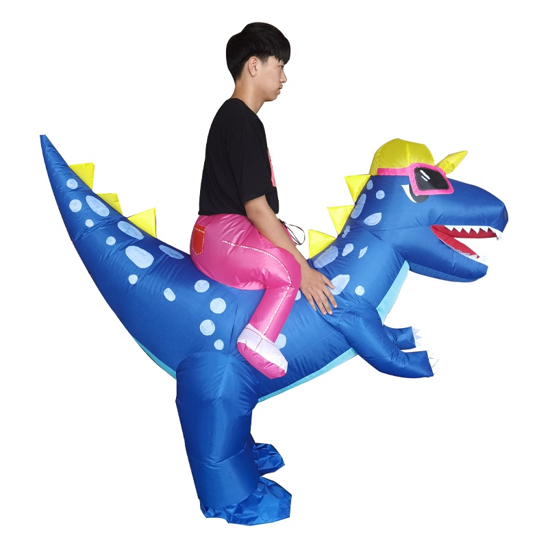 Bộ Đồ Bơm Hơi Hóa Trang Khủng Long Hoạt Hình Vui Nhộn Cho Người Lớn