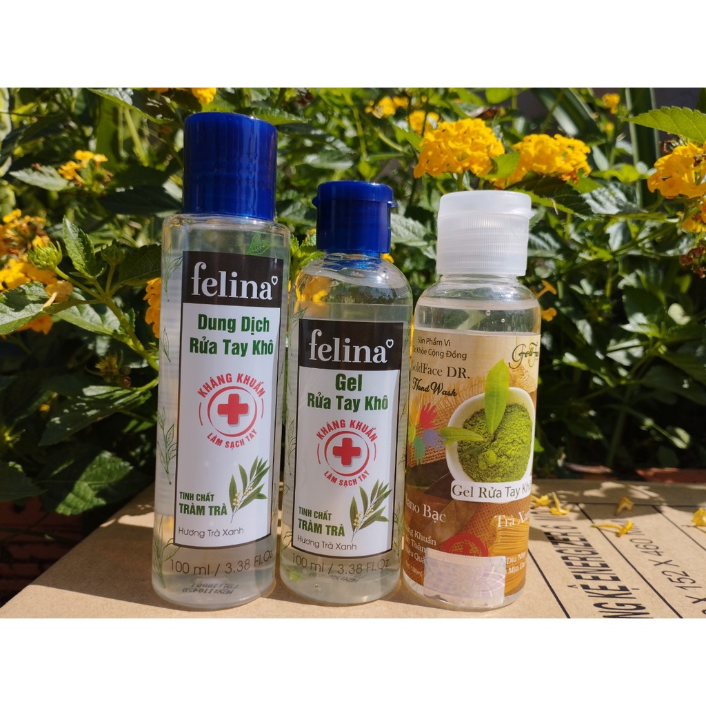 Gel Và Nước Rửa Tay Khô 100ml