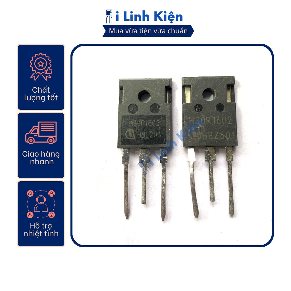 IGBT bếp từ H20R1203 H25R1203 H30R1202 H30R1602 GT60N321 GT60M303 CT60AM FGA25N120 tháo máy nguyên bản chất lượng tốt.
