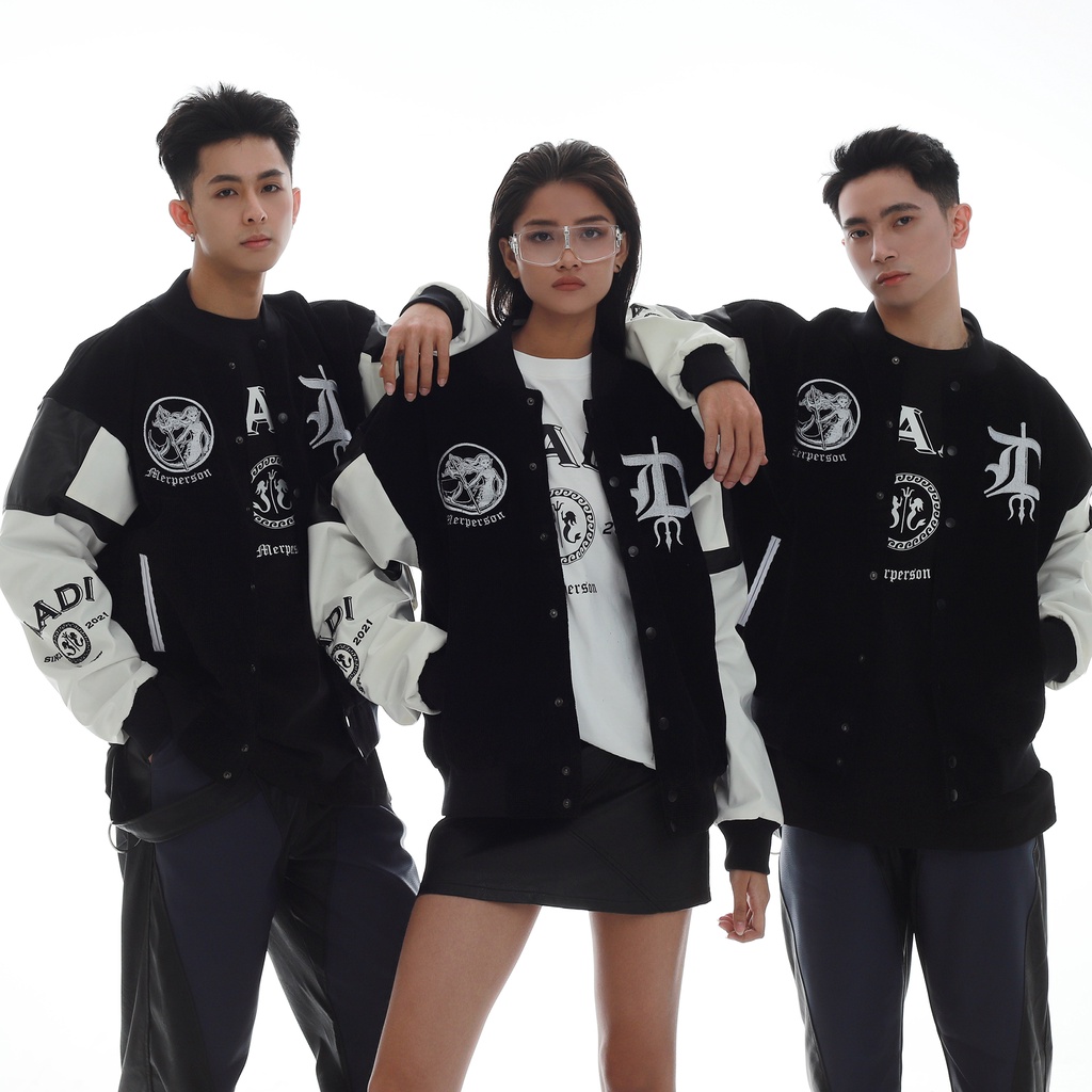 ÁO KHOÁC MERMAID BOMBER VARSITY JACKET -  AADI.STUDIO