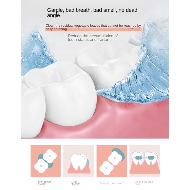 Bộ 20 Túi Bột Hương Trái Cây Răng Miệng Chất Lượng Cao Giúp Làm Sạch Răng Và Miệng Tươi MM