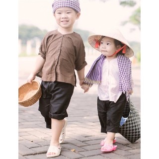 Rập giấy bộ bà ba cho bé (RẬP GIẤY, không phải quần áo)