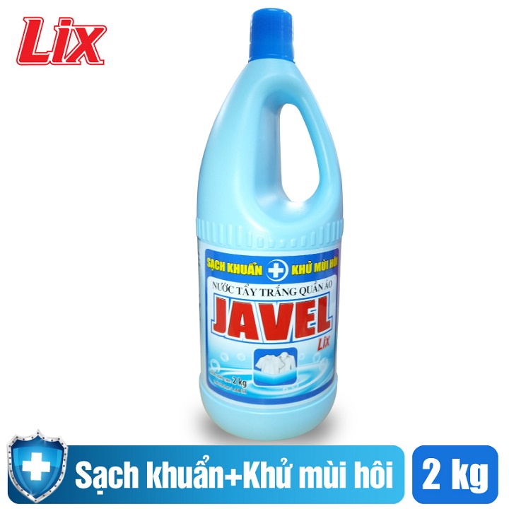 Nước tẩy trắng quần áo LIX javel 2kg JL200