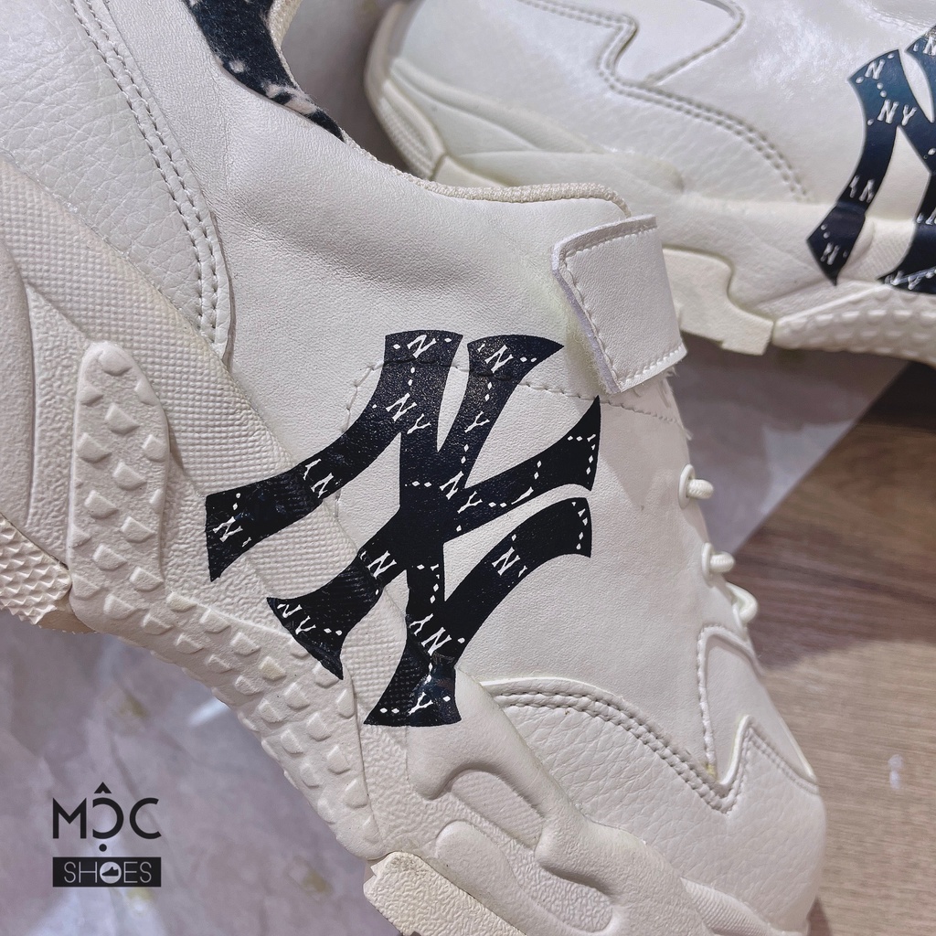 [CHÍNH HÃNG] Giày thể thao Sneaker TRẺ EM - MLB KID MONOGRAM màu Be Đen - Code: 7ASHCM11N