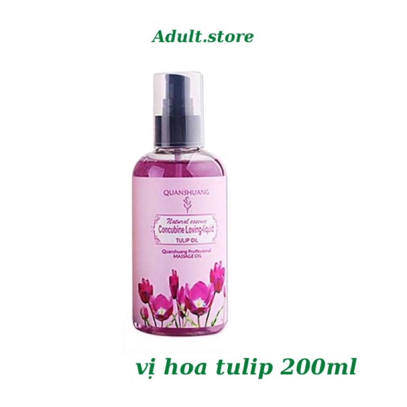 Tinh dầu Massage body gel massage toàn thân QuanShuang hương thiên nhiên hàng Đài Loan lọ 200ml