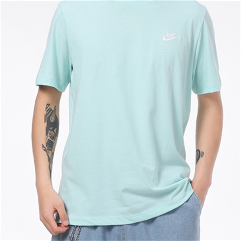 Áo Thun Nike 100% Chính Hãng Thêu Logo Mini Dáng Rộng Cho Nam Nữ Hàng Ngày