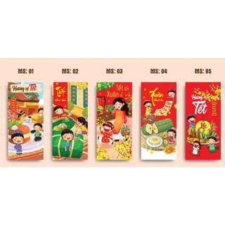 ( Hot Deal ) BAO LÌ XÌ NĂM 2023 ( 1000đ/ CÁI ) ĐƯỢC CHỌN MẪU