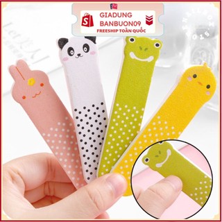 Dũa móng tay động vật mini 2 mặt- dũa móng hình thú dễ thương 9*2cm