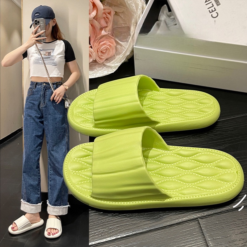 JY065-A0 Dép quai ngang đế mềm  siêu nhẹ mùa hè mới cho nam nữ thời trang ở nhà và đi chơi cho các cặp đôi