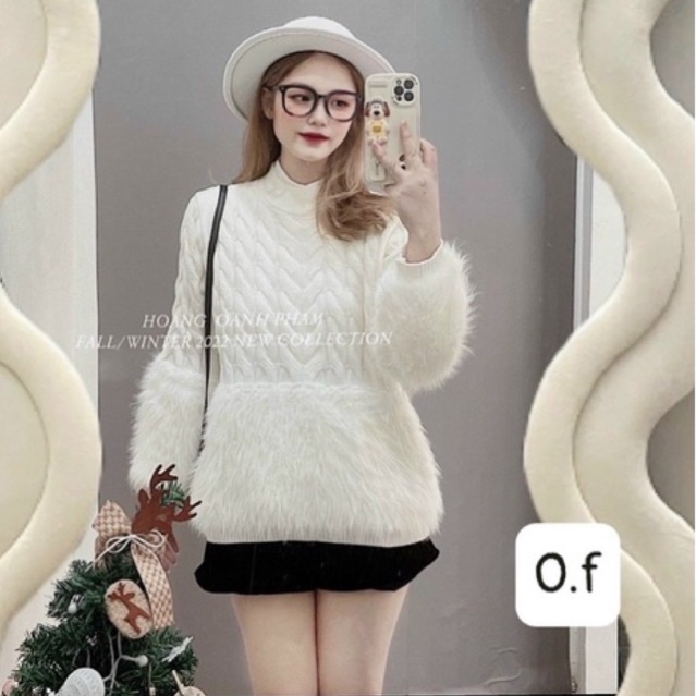 Áo len tay lông mềm mịn hàng Quảng Châu cực xinh