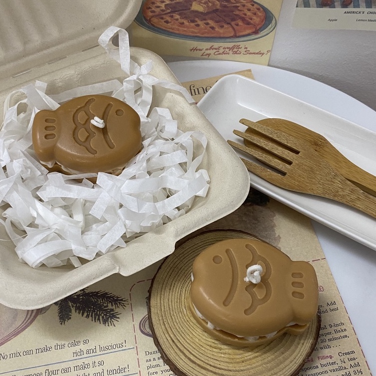 Nến thơm decor hình bánh cá Hàn Quốc - MAEUM10