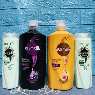 Dầu gội đầu sunsilk mềm mượt diệu kỳ 650ml tặng kèm dầu gội sunsilk 140g