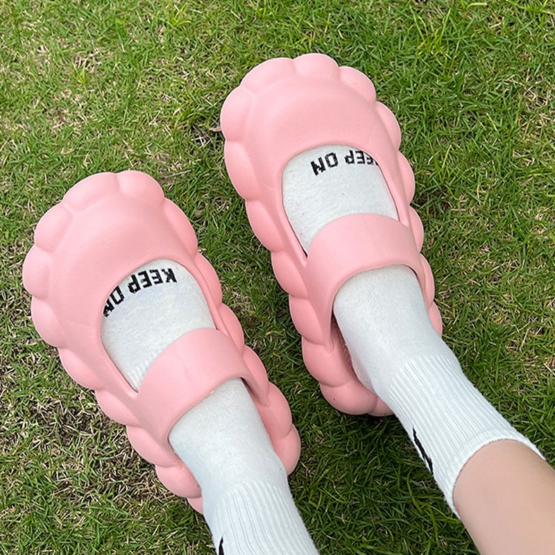 Dép Mary Jane Đế Bằng Chống Trượt Thời Trang Dành Cho Nữ