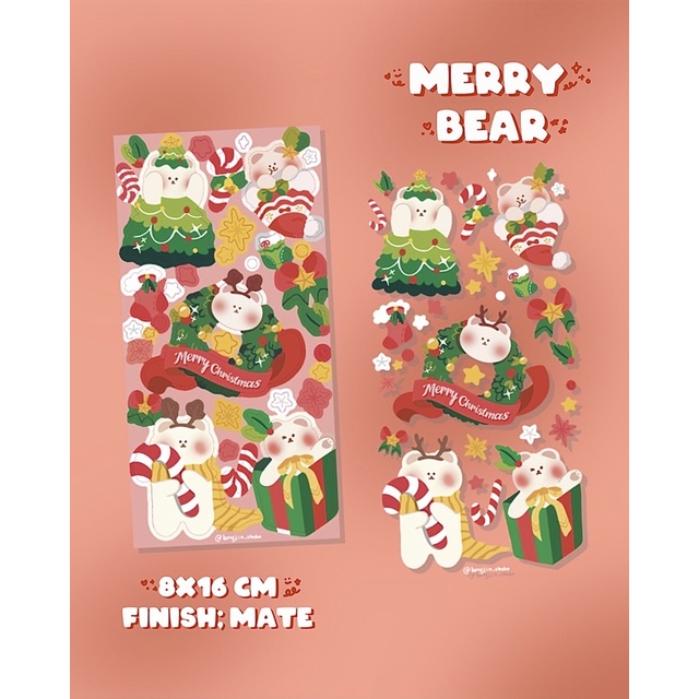 bongjua | Merry bear 🎀🎄