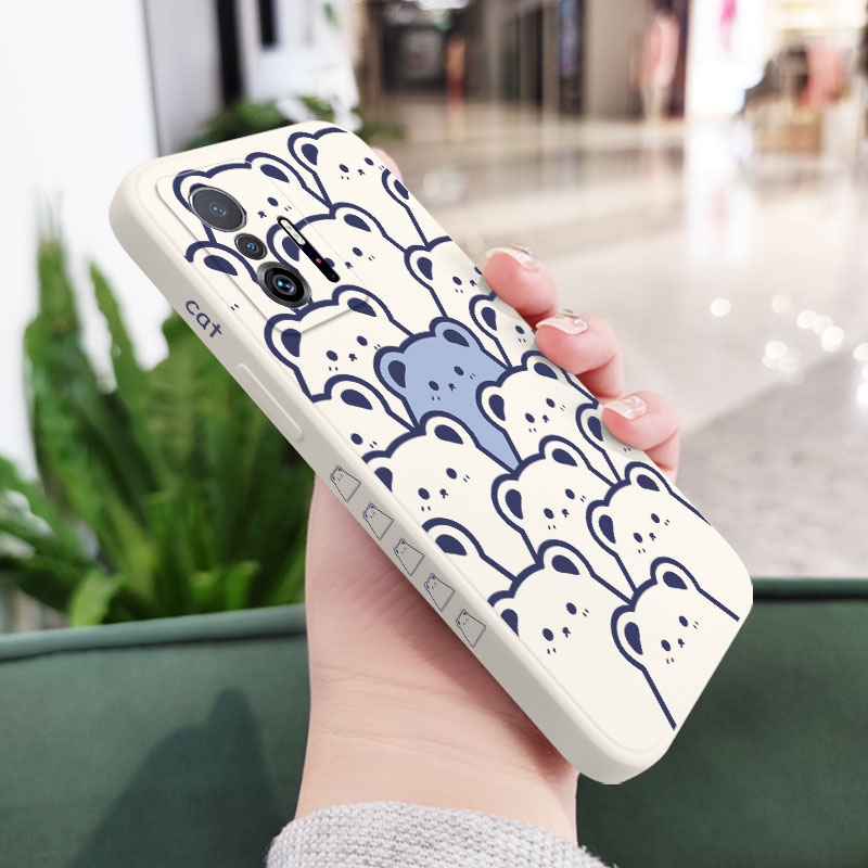 Ôp Điện Thoại Hình Gấu Cho xiaomi mi 13t 12t 11t 10t pro lite mi 9t pro Ốp