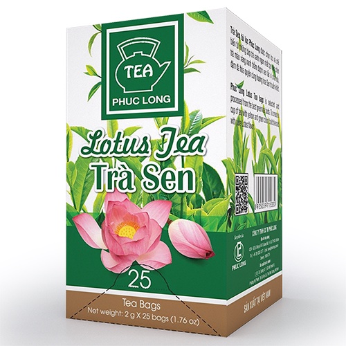 Trà túi lọc Phúc Long trà hương sen 50g (25 gói)