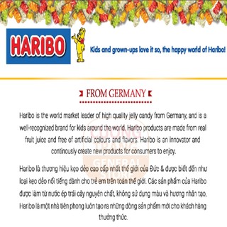 Kẹo dẻo Haribo Star Mix 80g, 160g