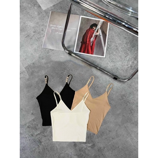 ÁO 2 DÂY TĂM WAG ĐÁ FROM BASIC DỄ MIX ĐỒ MS11009