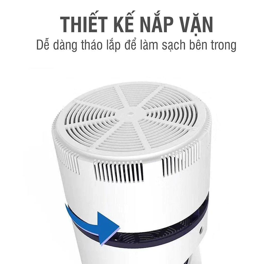 Máy Đuổi Bắt Muỗi Và Diệt Côn Trùng Thông Minh - Đèn Bắt Muỗi Hình Trụ Cổng USB An Toàn Cho Gia Đình