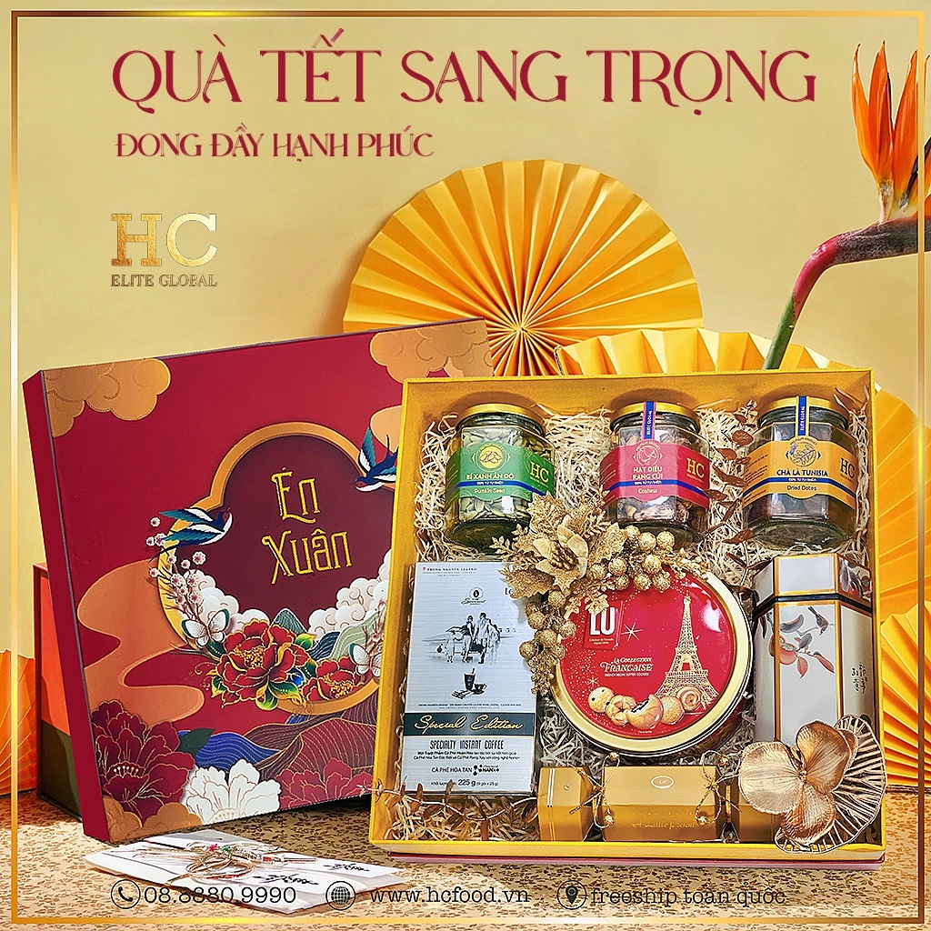 Quà Tết 2023 , Hộp Quà Tết 2023 Sang Trọng Chất Lượng Giá Rẻ Tặng Đối Tác, Khách Quý, Nhân Viên