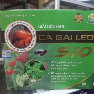 Viên uống giải độc gan, bảo vệ gan, tăng cường chức năng gan Cà gai leo S10