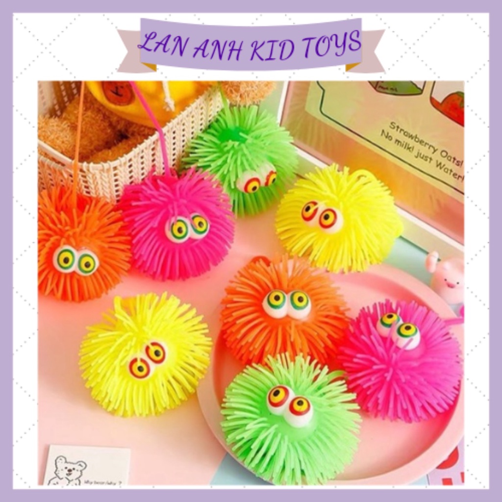 Sâu Mắt Lồi, Cà Rốt Mắt Lồi Cao Su Co Giãn, Đồ Chơi Bóp Xả Stress