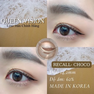 Kính áp tròng Queen Vision Recall choco