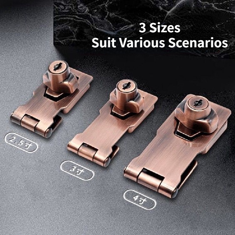 Ổ Khóa Ngăn Kéo Tủ Không Đục Lỗ Kèm Thẻ Tiện Dụng Cho Gia Đình