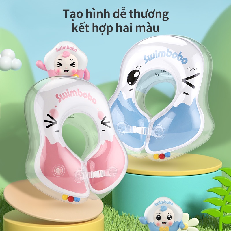 Phao Bơi Bơm Hơi Xinh Xắn Tiện Dụng Cho Bé 0-3 Tuổi