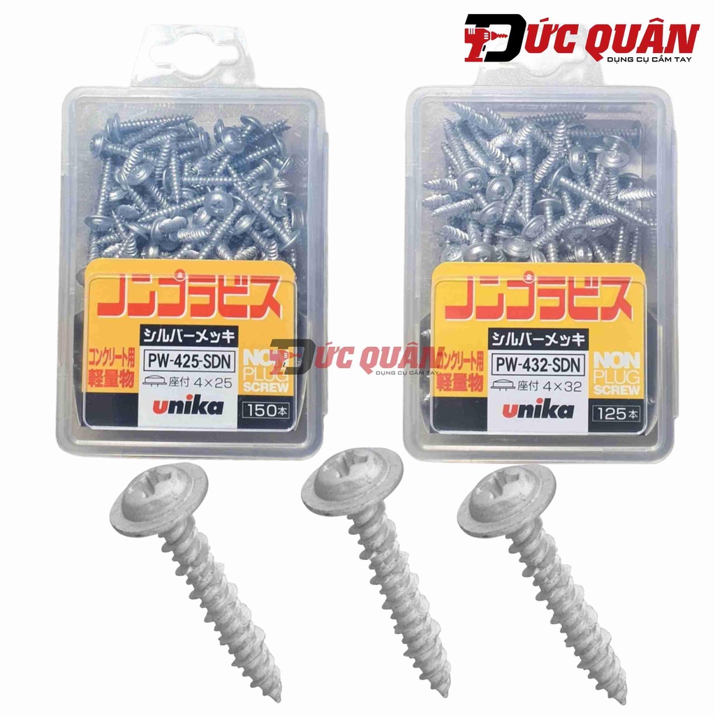 Vít không dùng tắc kê ( PW-425-SDN - PW-432-SDN ) Unika