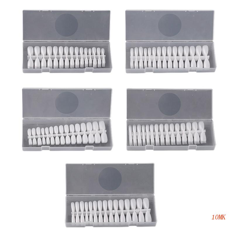 Bộ 270 Móng Tay Giả Ngắn Che Phủ Toàn Diện 10MK Kèm Hộp Đựng