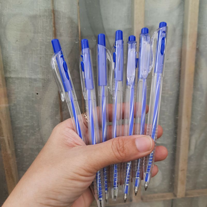 Bút bi mực xanh Ánh Sáng nét 0.7mm, bút viết nét đều, mực đẹp