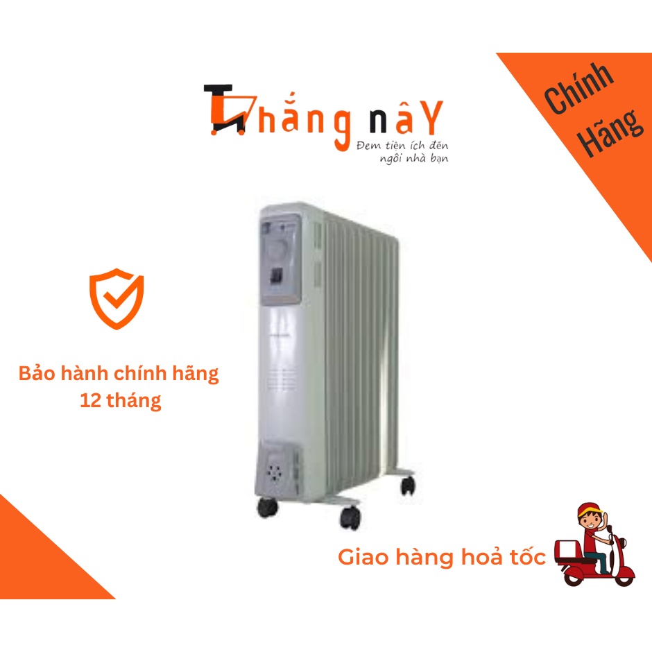 Sưởi dầu Tiross TS9217/ TS-9217 (2200W) 11 thanh sưởi - hàng chính hãng