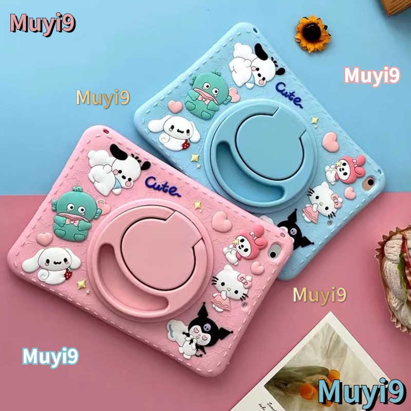 Bao Da Máy Tính Bảng In Hình Sanrio Thời Trang Có Giá Đỡ Xoay 360 Cho Ipad 2021 10.2 10Th 6 2 10.9 11 9Th 4 / 5 Ốp