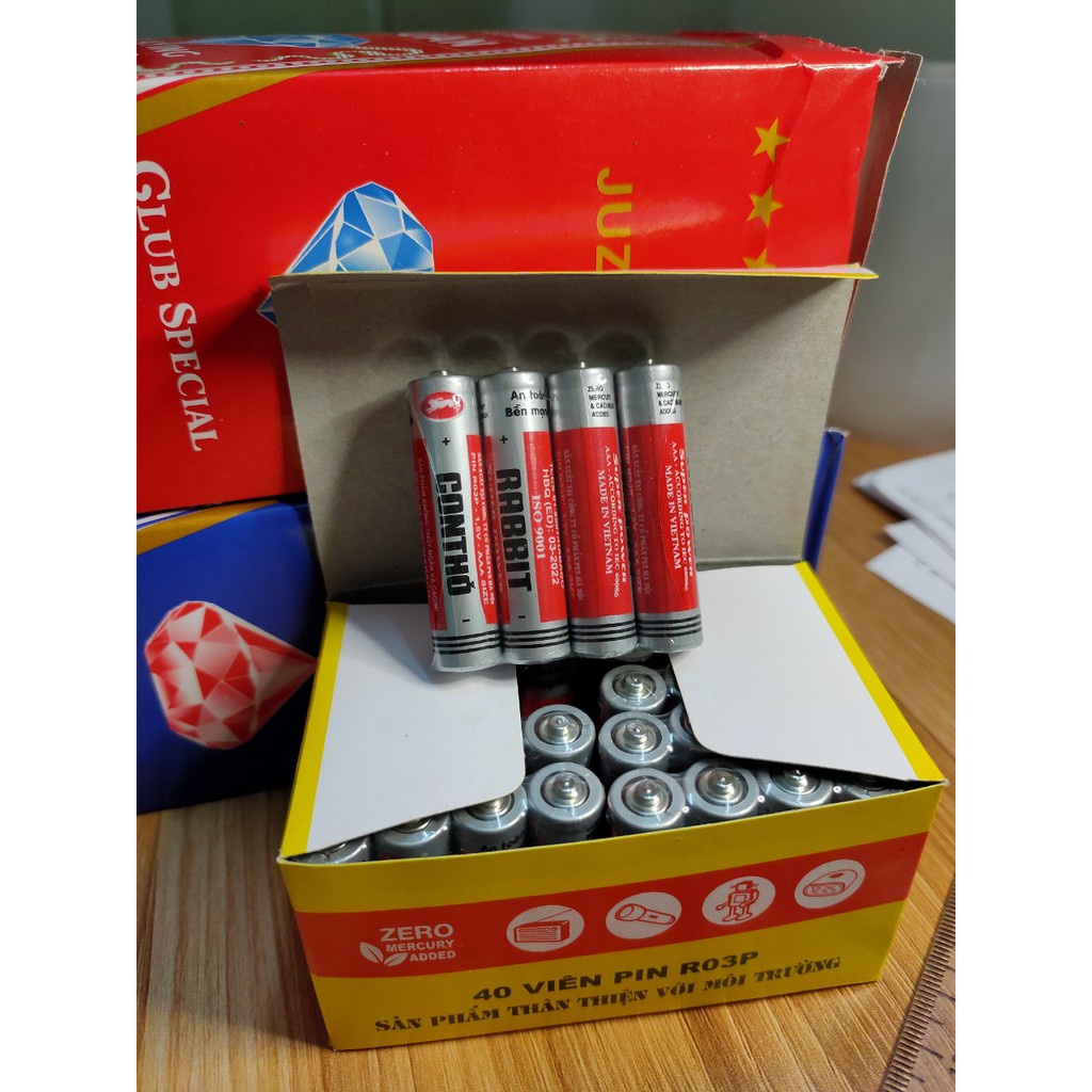 Pin điều khiển, bin con thỏ loại xịn dùng lâu