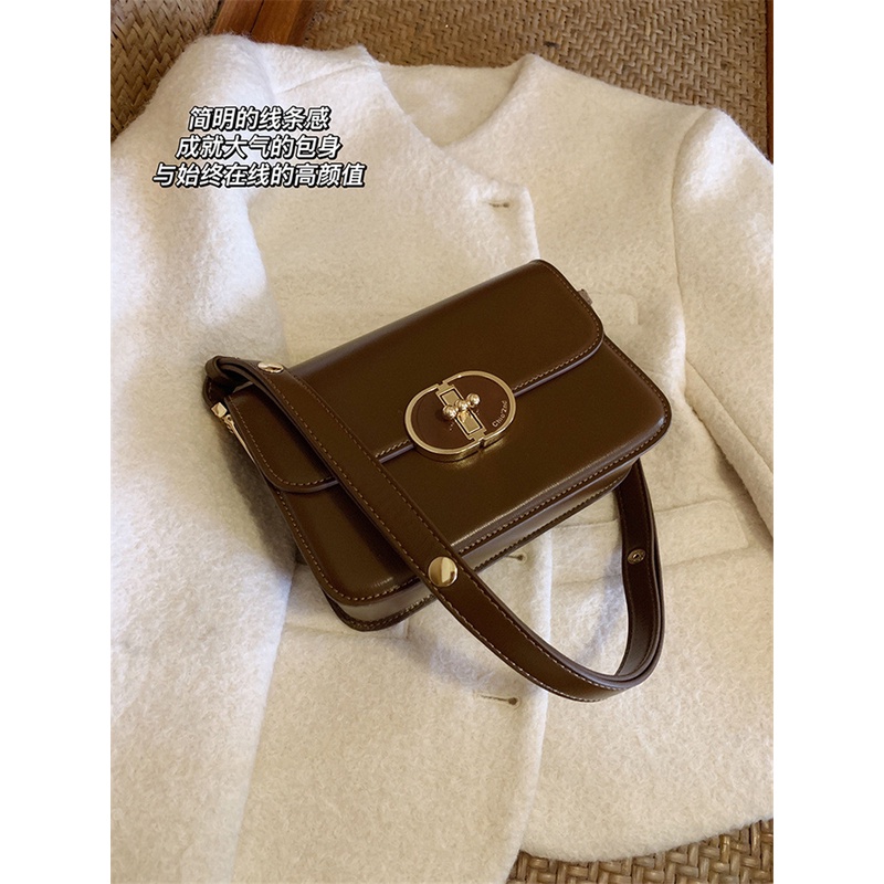 Túi Đeo Chéo Nữ Trơn, Khoá Tròn Sang Chảnh Đi Học Đi Làm WESTIE STUDIO - A246.TXN