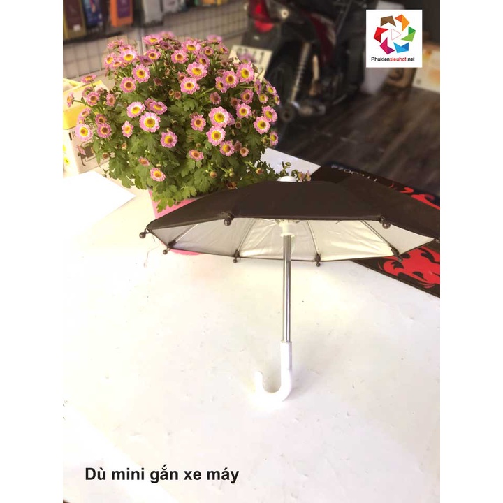 Ô Dù Mini, Dù Nhỏ Che Mưa, Che Nắng Gắn Xe Máy Chạy Grab Công Nghệ
