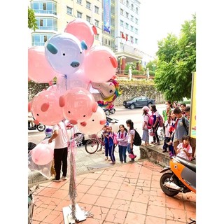 set bóng heo hồng đáng yêu (10quả)