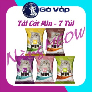 1 Tải 7 túi Cát Min Cát Nhật Cát Vệ sinh cho mèo