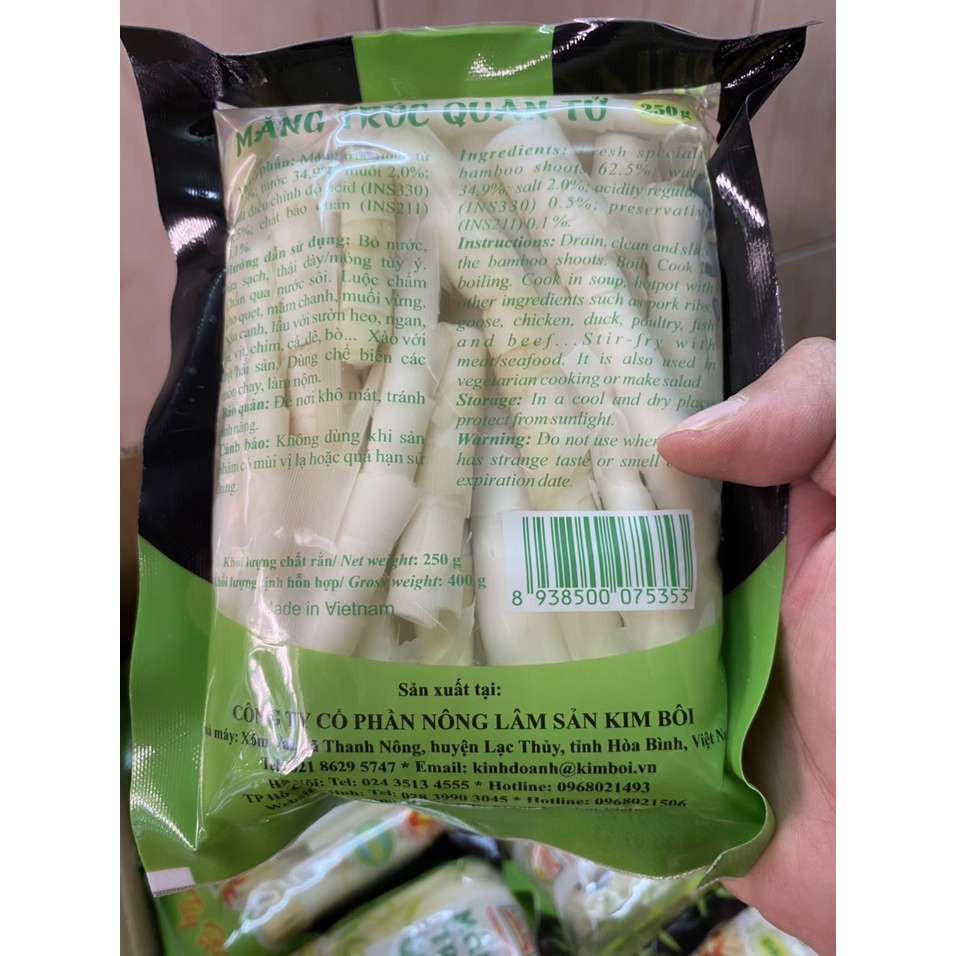 Combo 10 gói măng trúc quân tử