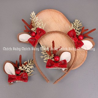 🎄🎄🎄 cài tóc & set 2 kẹp tóc noel