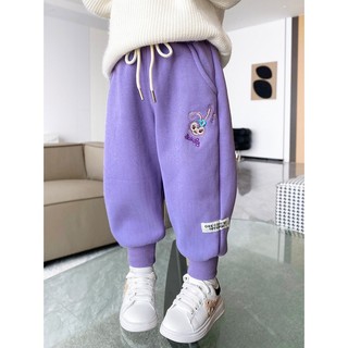 Quần dài thể thao bằng cotton lót lông cừu giữ ấm cho bé 45%